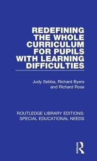 Produktbild: Redefining the Whole Curriculum for Pupils with Learning Difficulties