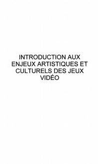 Produktbild: Introduction aux enjeux artistiques et c