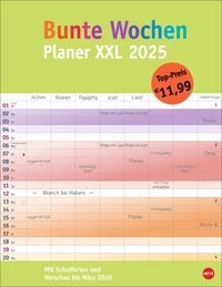 Bild vom Artikel Bunte Wochen Planer XXL 2025 vom Autor 