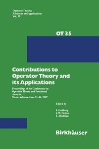 Produktbild: Contributions to Operator Theory and its Applications