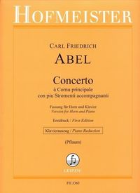 Produktbild: Abel, C: Concerto &aacute; Cornu principale con piu Stromenti