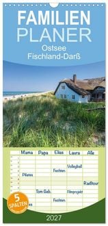 Produktbild: Familienplaner 2027 - Ostsee, Fischland-Dar&szlig; mit 5 Spalten (Wandkalender, 21 x 45 cm) CALVENDO