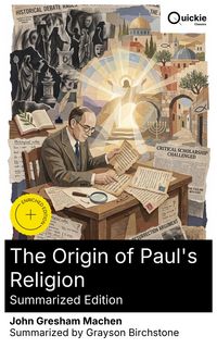 Produktbild: The Origin of Paul's Religion (Summarized Edition)