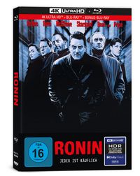 Produktbild: Ronin - 3-Disc Limited Collector's Edition im Mediabook (4K Ultra HD) (+ Blu-ray) (+ Bonus-Blu-ray)
