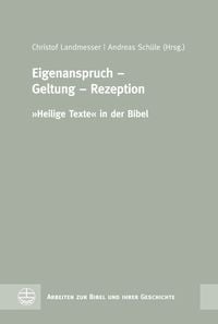 Produktbild: Eigenanspruch &ndash; Geltung &ndash; Rezeption