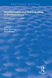 Produktbild: Batchelor, P: Demilitarisation and Peace-Building in Souther