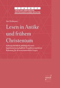Produktbild: Lesen in Antike und fr&uuml;hem Christentum