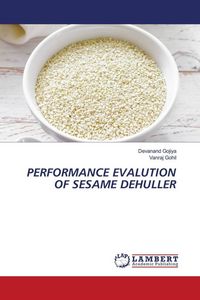 Produktbild: Performance Evalution Of Sesame Dehuller