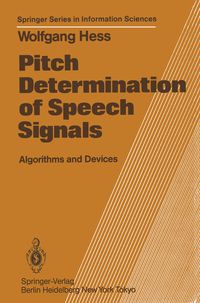 Produktbild: Pitch Determination of Speech Signals