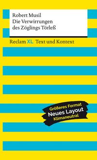 Produktbild: Die Verwirrungen des Z&ouml;glings T&ouml;rle&szlig;. Textausgabe mit Kommentar und Materialien