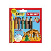 Produktbild: STABILO Aquarellbuntstift woody 3 in 1