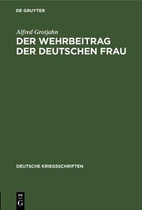 Produktbild: Der Wehrbeitrag der deutschen Frau