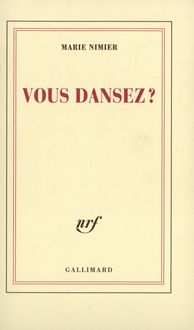 Produktbild: Vous dansez ?