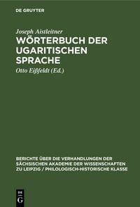 Produktbild: W&ouml;rterbuch der ugaritischen Sprache