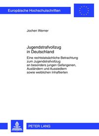 Produktbild: Jugendstrafvollzug in Deutschland