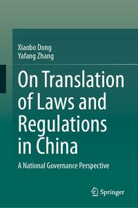 Produktbild: On Translation of Laws and Regulations in China