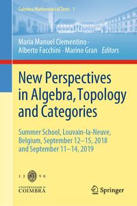 Produktbild: New Perspectives in Algebra, Topology and Categories