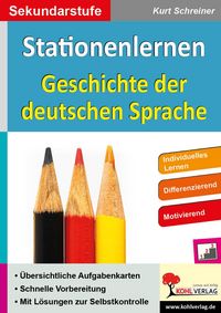 Produktbild: Stationenlernen Geschichte der deutschen Sprache