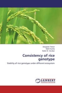 Produktbild: Consistency of rice genotype