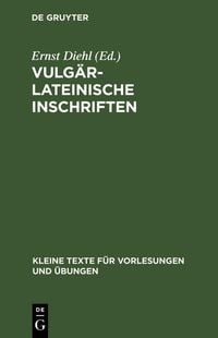 Produktbild: Vulg&auml;rlateinische Inschriften