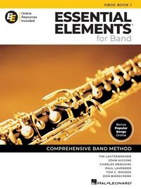 Produktbild: Essential Elements for Band Oboe Book 1 with Eei Online Resources Beginner Oboe Method and Sheet Music for Students and Teachers Comprehensive Band Me