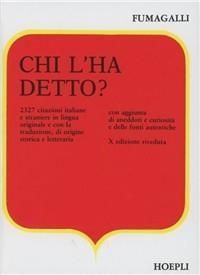 Produktbild: Chi l'ha detto?