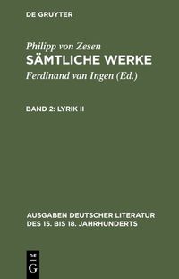 Produktbild: Lyrik II