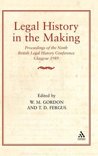 Produktbild: Legal History in the Making
