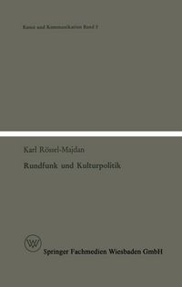 Produktbild: Rundfunk und Kulturpolitik