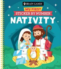 Produktbild: Brain Games - My First Sticker by Number: Nativity - Includes the Story of Jesus's Birth