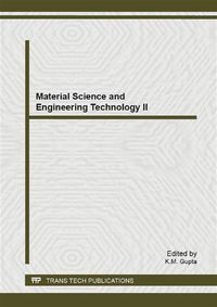 Produktbild: Material Science and Engineering Technology II