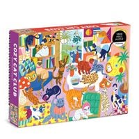 Produktbild: Cozy Cat Club 1000 Piece Family Puzzle