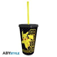 Produktbild: POKEMON - Tumbler with straw - 470ml - Pikachu Collage