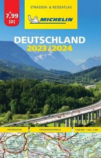 Michelin Stra Enatlas Deutschland Europa 2024 2025 Von Buch   Michelin Kompaktatlas Deutschland 2023 2024 Karte 