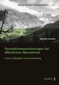 Produktbild: Transaktionsvereinbarungen bei &ouml;ffentlichen &Uuml;bernahmen