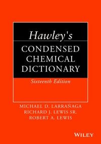 Produktbild: Hawley's Condensed Chemical Dictionary