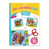 Produktbild: Tr&ouml;tsch Malbuch Bastelbuch Bunte Mal- und Basteltiere Heimische Tierwelt