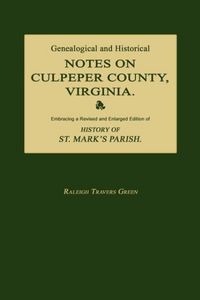 Produktbild: Genealogical and Historical Notes on Culpeper County, Virginia