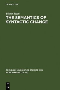 Produktbild: The Semantics of Syntactic Change