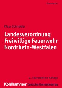 Produktbild: Landesverordnung Freiwillige Feuerwehr Nordrhein-Westfalen