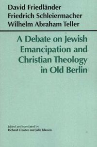Produktbild: Friedlander, D: A Debate on Jewish Emancipation and Christia