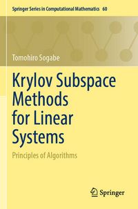 Produktbild: Krylov Subspace Methods for Linear Systems