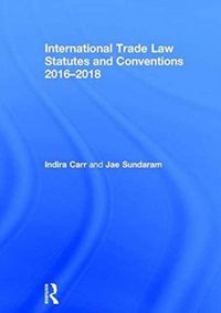 Produktbild: Carr, I: International Trade Law Statutes and Conventions 20