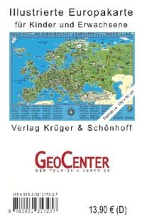 Produktbild: Kinder Europakarte