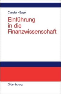 Produktbild: Einf&uuml;hrung in die Finanzwissenschaft