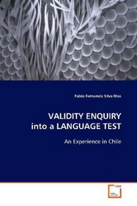 Produktbild: Silva R&iacute;os, P: Validity Enquiryinto Alanguage Test