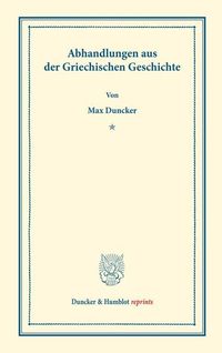 Produktbild: Abhandlungen aus der Griechischen Geschichte.