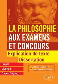 Produktbild: La Philosophie aux examens et concours. Explication de texte et dissertation.