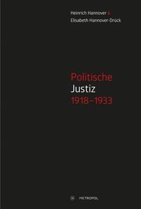 Produktbild: Politische Justiz 1918&ndash;1933