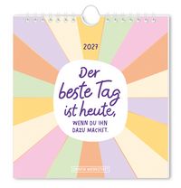 Produktbild: Postkartenkalender 2027 Der beste Tag